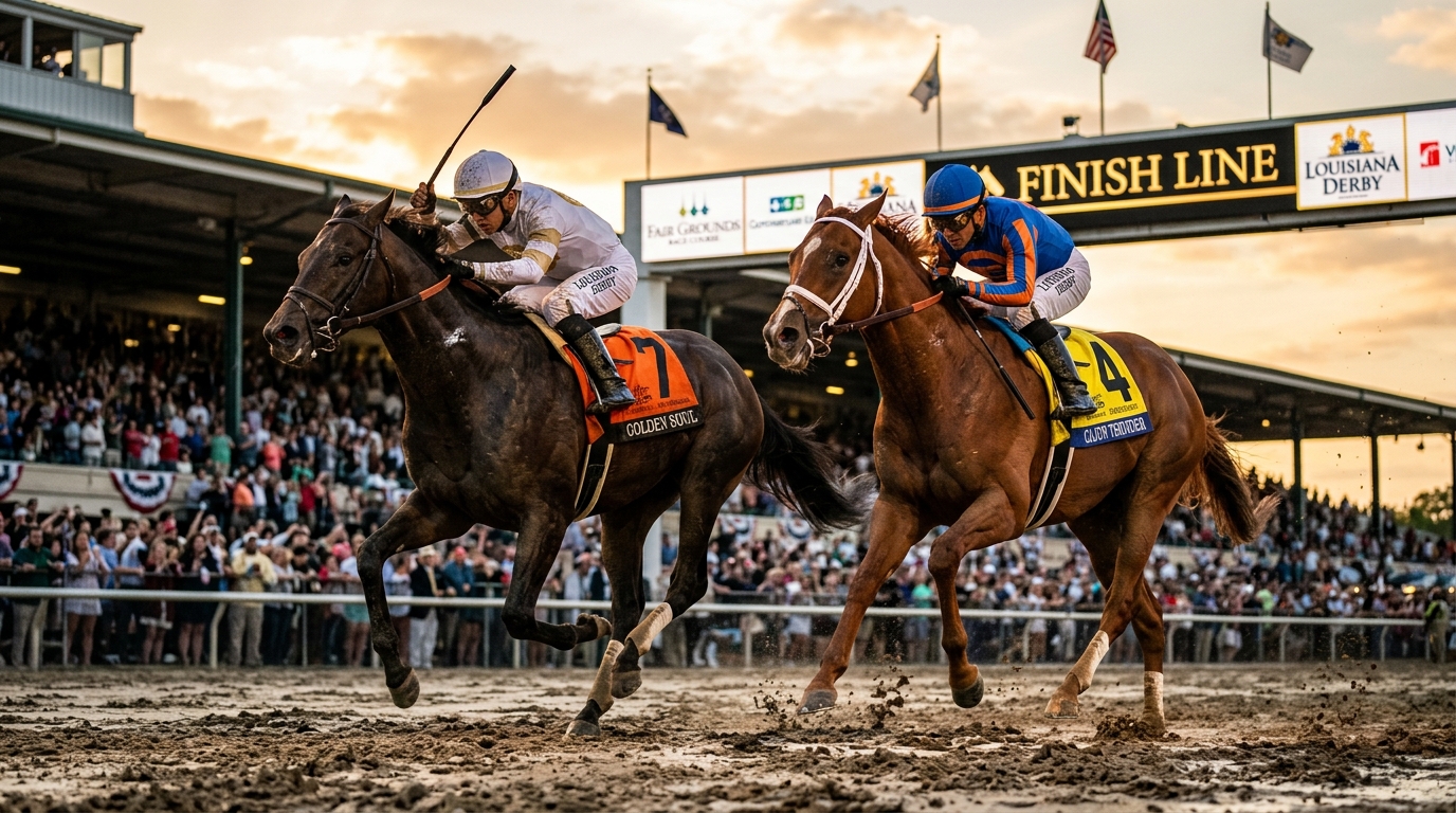 $1 Million Louisiana Derby Attracts a Full Field