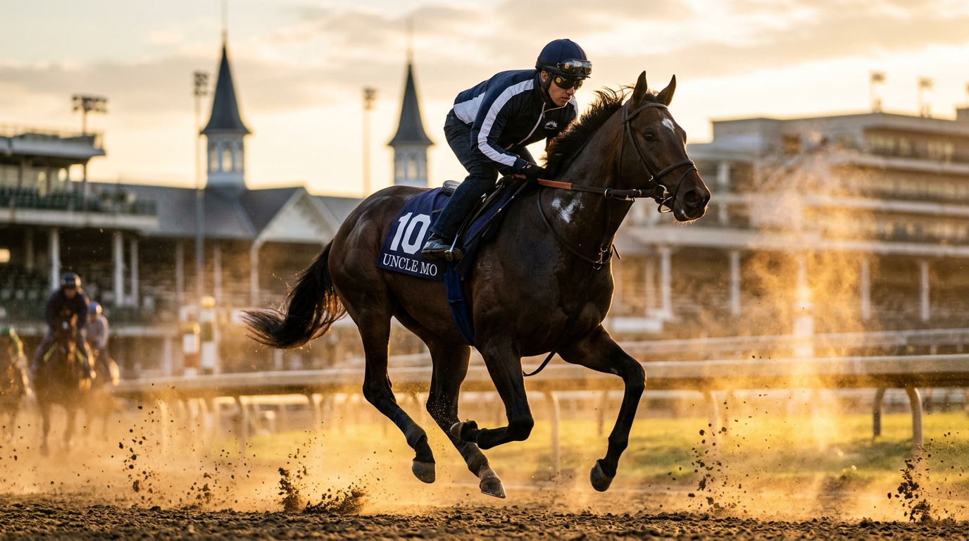 Uncle Mo Gets Ready for the Breeders' Cup Classic