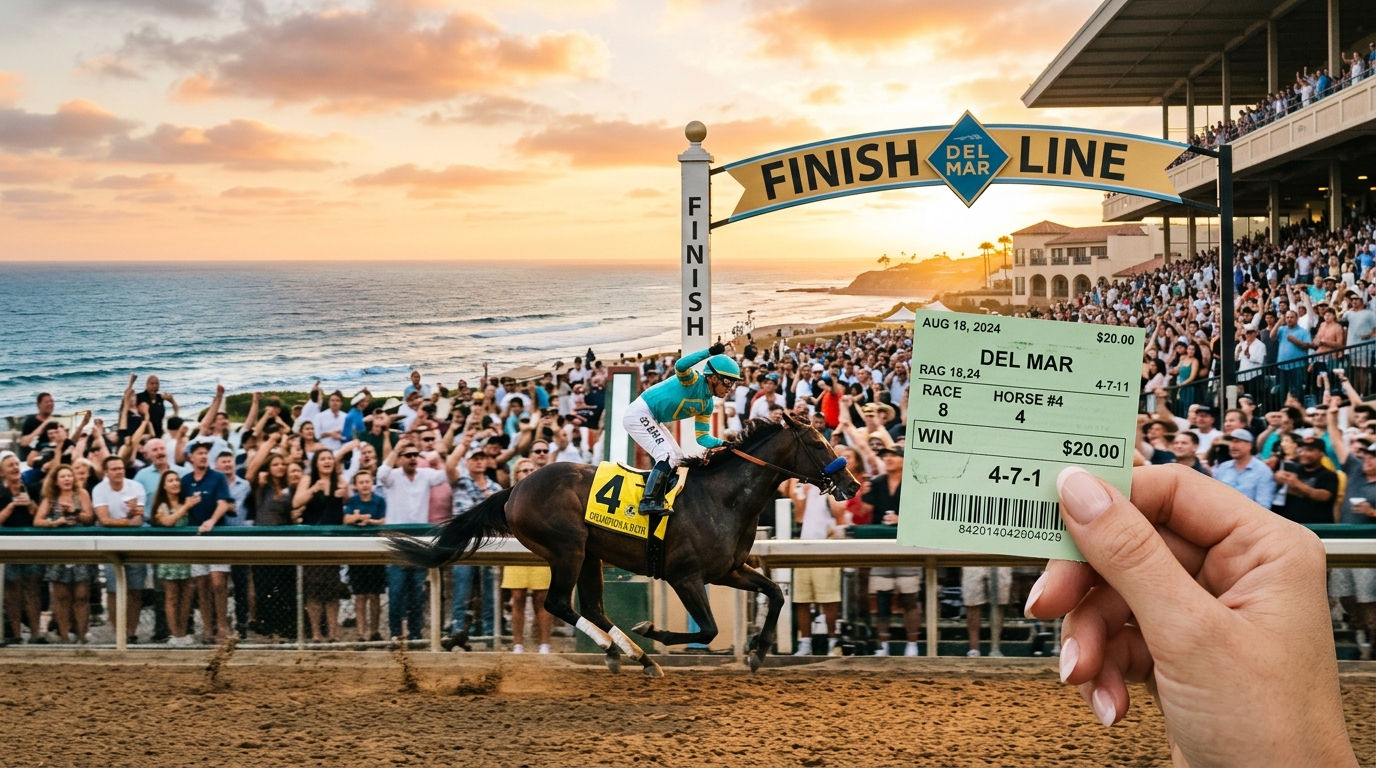 Cold $116.40 Early Double, 4 Winners on Top at Del Mar