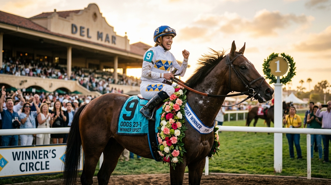 Picked 23-1 Winner in Pacific Handicap on TOP at Del Mar