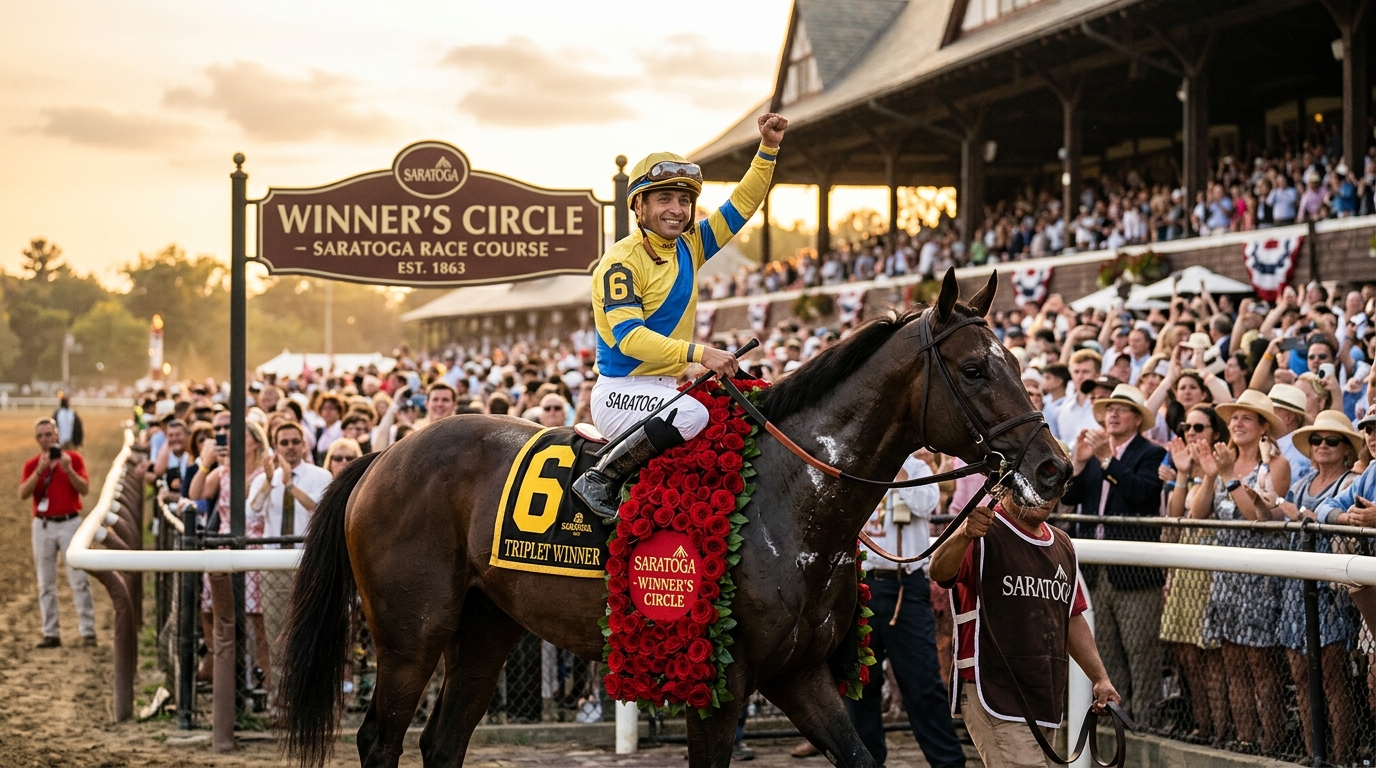 At Saratoga Today: $5547 Pick 4, $720 Trifecta