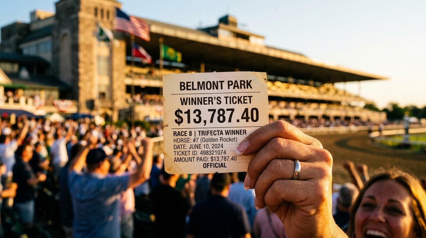 Nailed $13,787 Pick 6 at Belmont Park