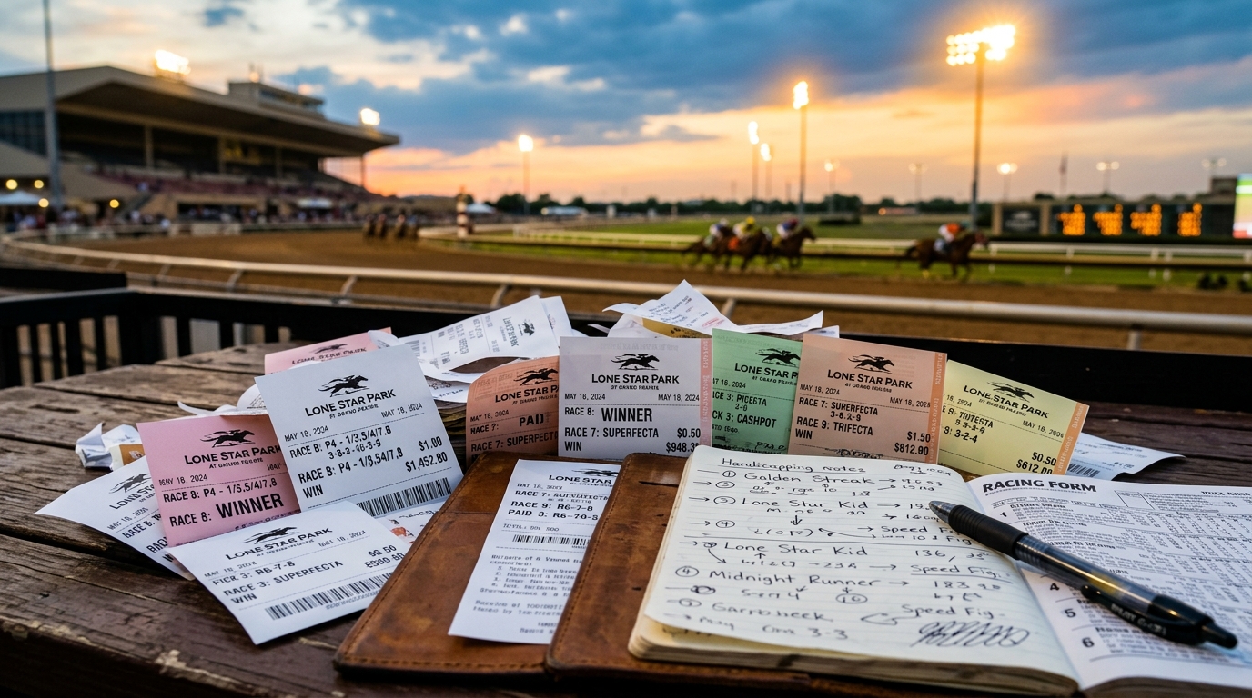 DEMOLISHED Lone Star - 4 Pick 3s, 1 Pick 4, 4 Superfectas and 2 COLD Trifectas