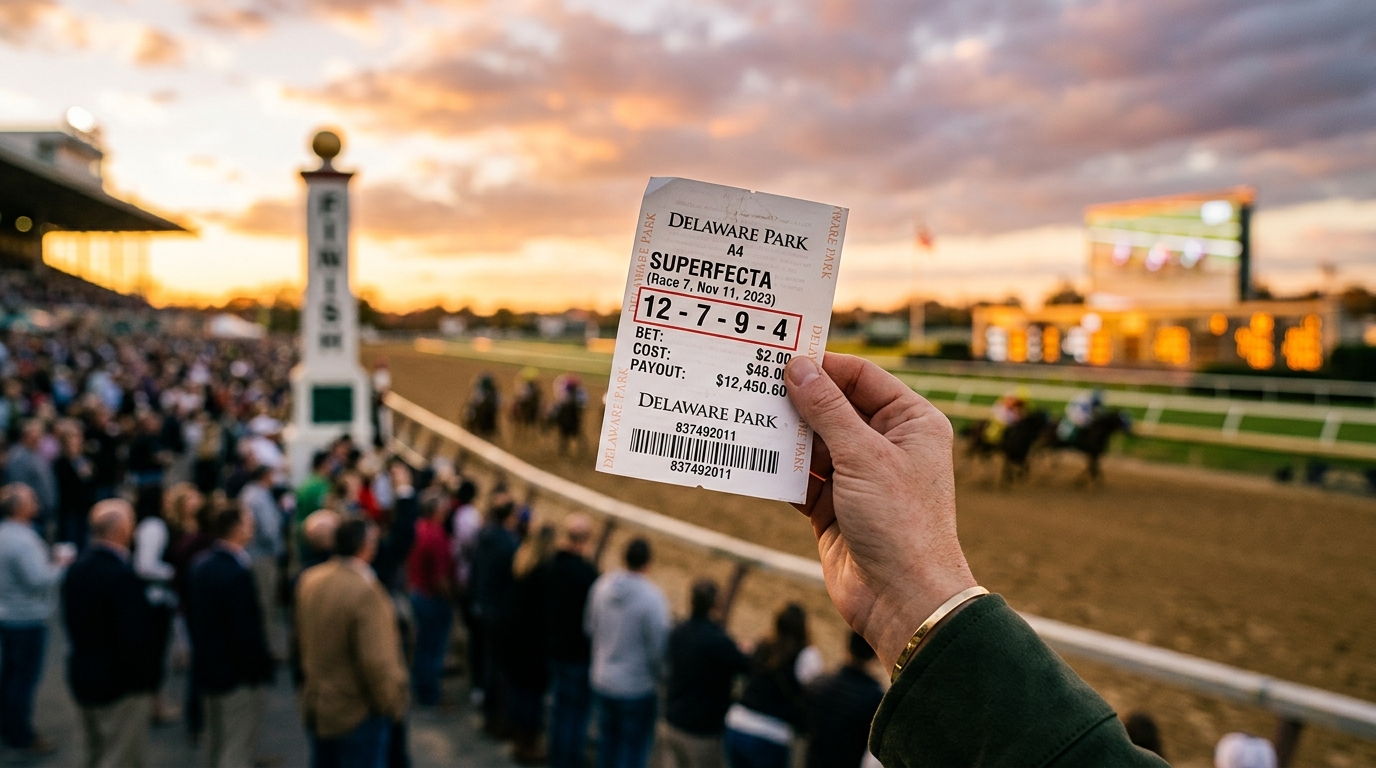Picked Three Big Superfectas, Last Pick 3 at Delaware Park