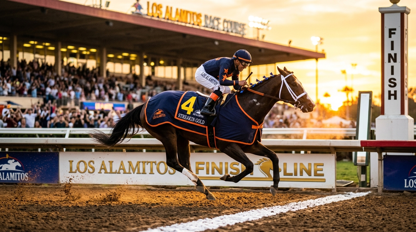Nailed $4,570.80 Pick 4 at Los Alamitos; $56.20 Winner on Top