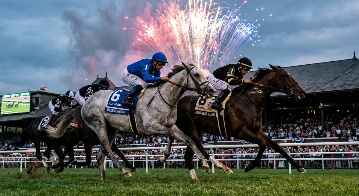 Belmont Derby Headlines a Star-Spangled Saratoga Opener