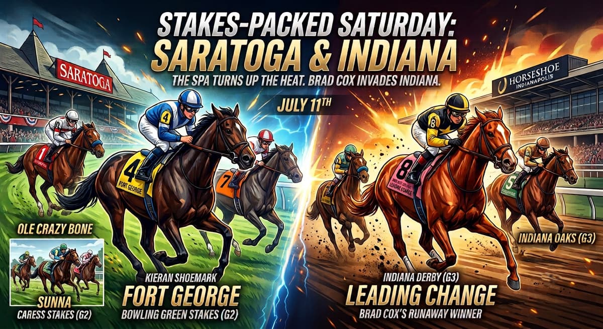 Saratoga and Indiana Serve Up a Stakes-Packed Saturday