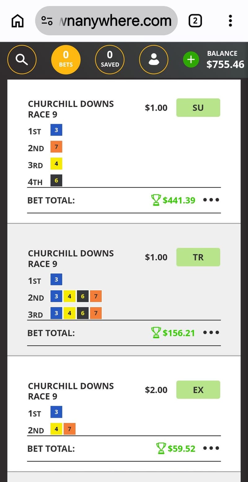 Nails a $1 Cold Superfecta at Churchill for $441!